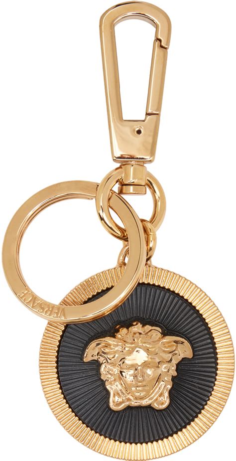 versace gold medusa keychain|Women's Designer Keychains & Keyrings .